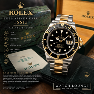 Rolex Submariner Date 16613 – Black Dial & Bezel