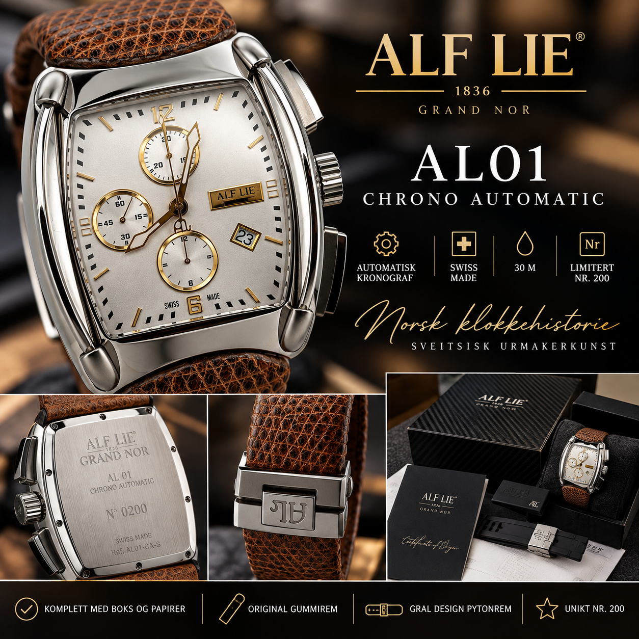 Alf Lie Grand Nor AL01 Chrono Automatic – Nr. 200