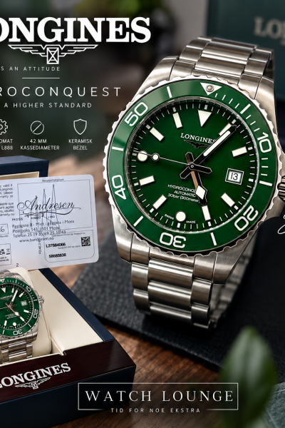 Ny Longines HydroConquest 42 mm – Green