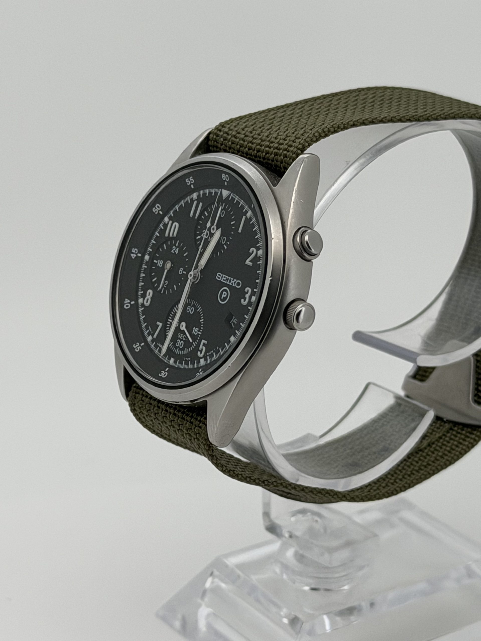 SEIKO GEN 2 7T27-7A20 RAF Military Issued Chronograph – 1996 - Bilde 15