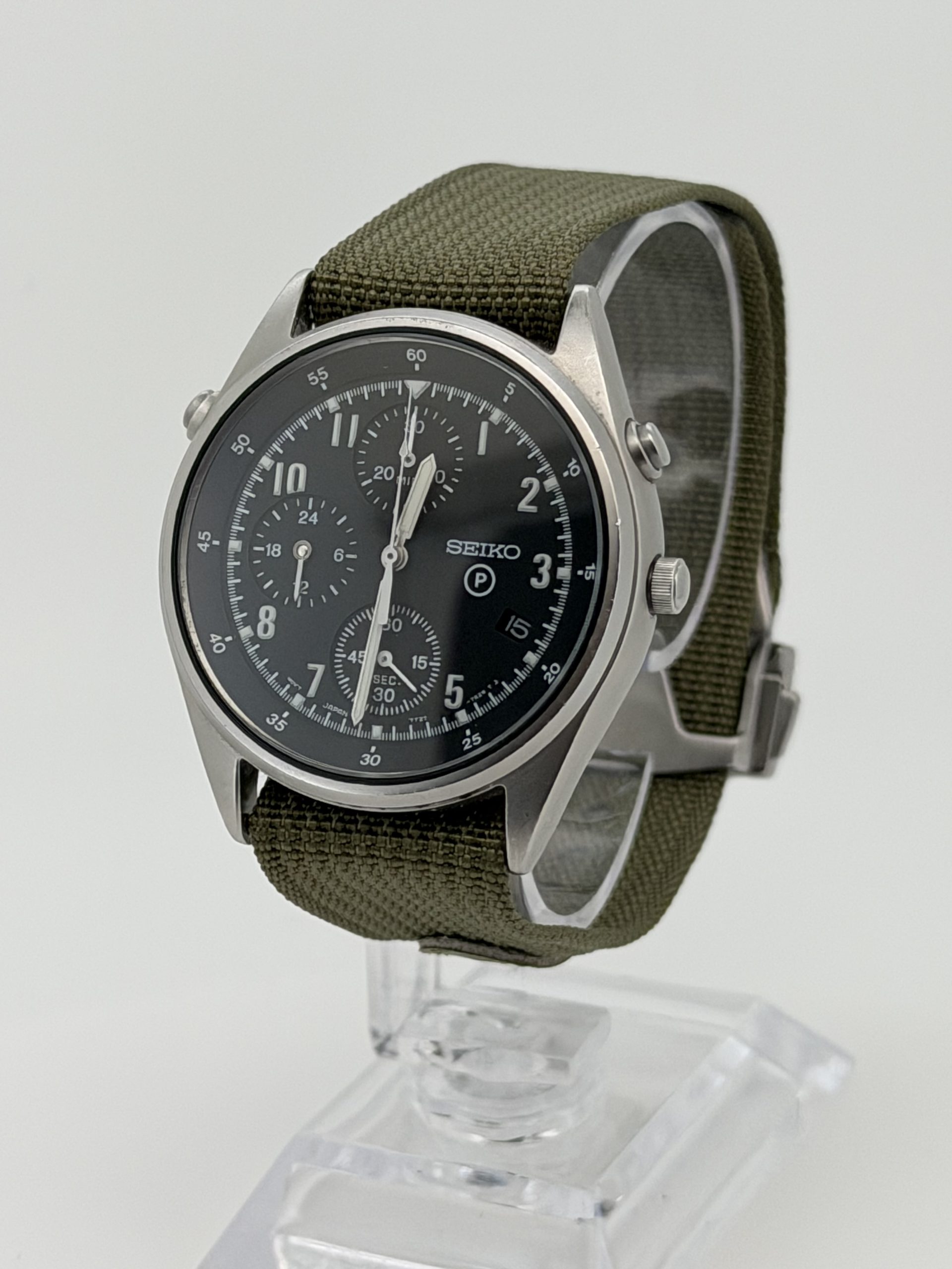 SEIKO GEN 2 7T27-7A20 RAF Military Issued Chronograph – 1996 - Bilde 16
