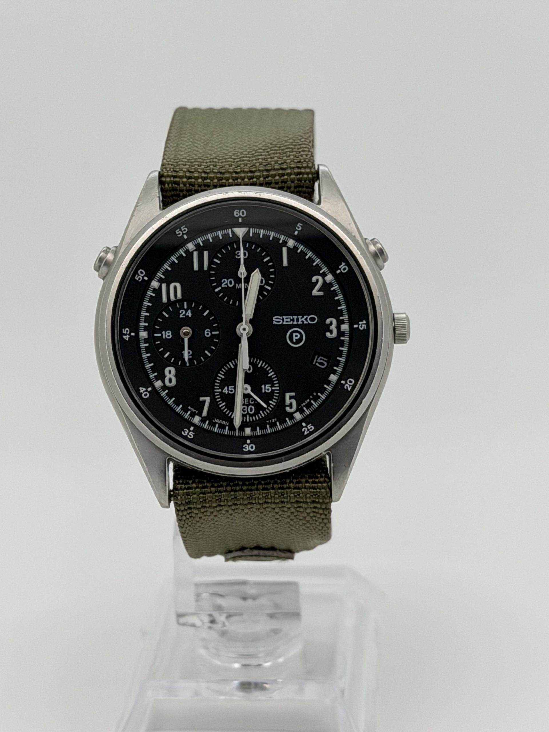 SEIKO GEN 2 7T27-7A20 RAF Military Issued Chronograph – 1996 - Bilde 17