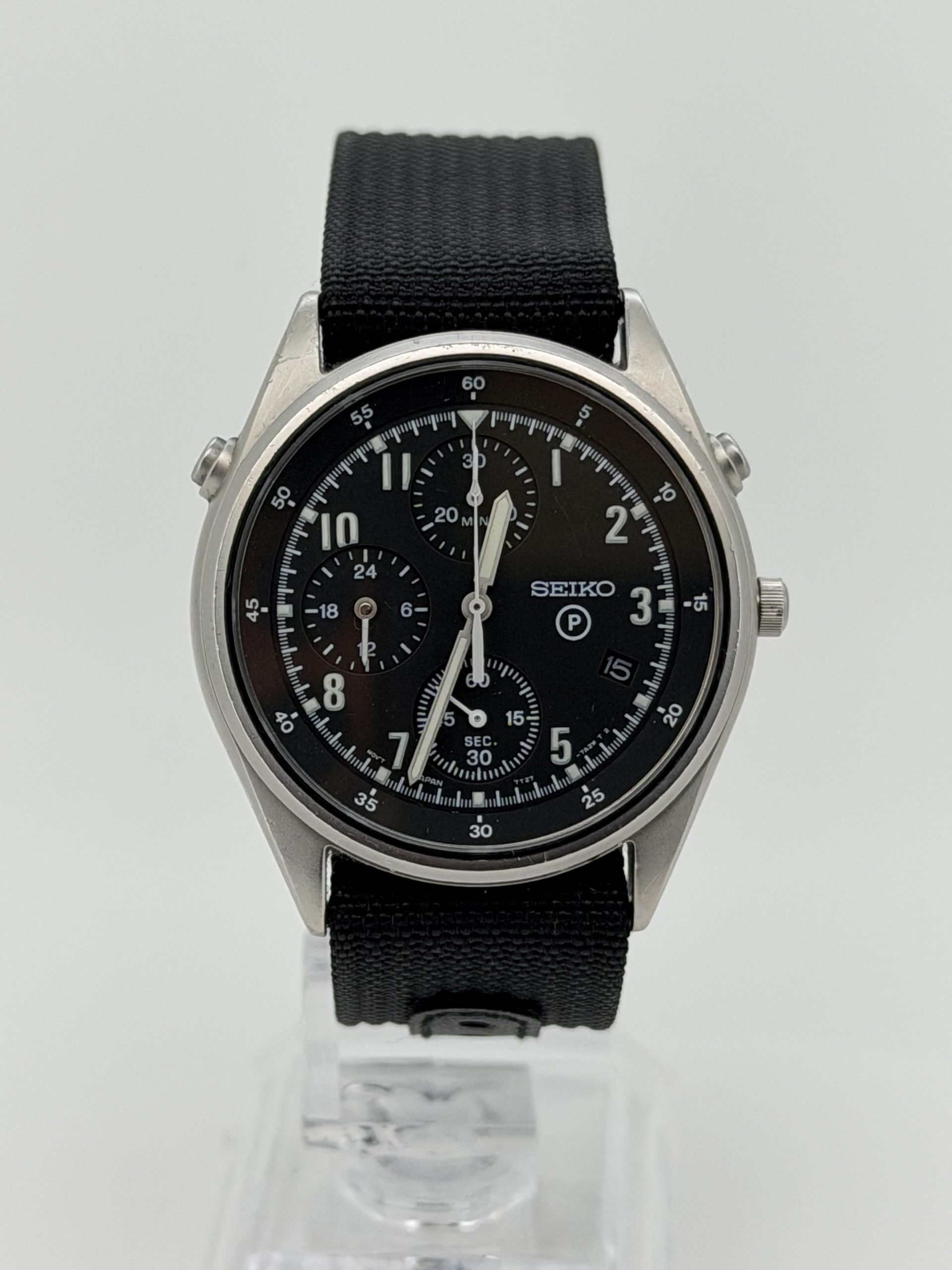 SEIKO GEN 2 7T27-7A20 RAF Military Issued Chronograph – 1996 - Bilde 2