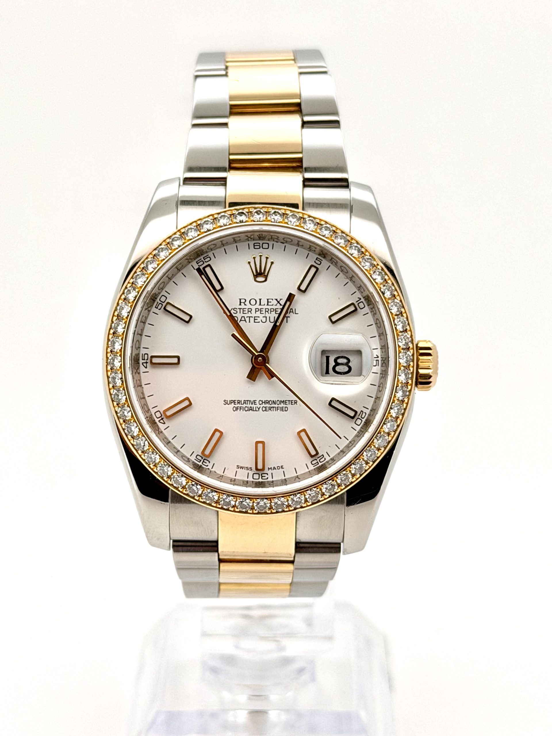 Rolex Datejust 36 – Ref. 116247 – 2010 – Full Set – Diamond Bezel - Bilde 2