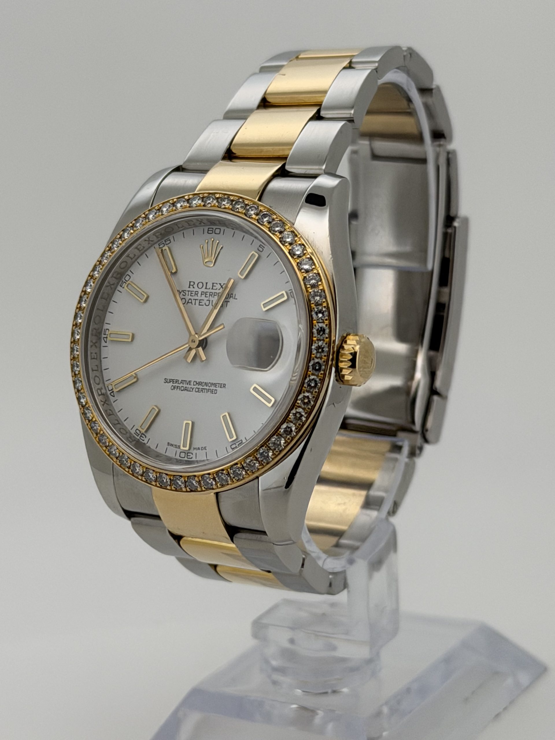 Rolex Datejust 36 – Ref. 116247 – 2010 – Full Set – Diamond Bezel - Bilde 17
