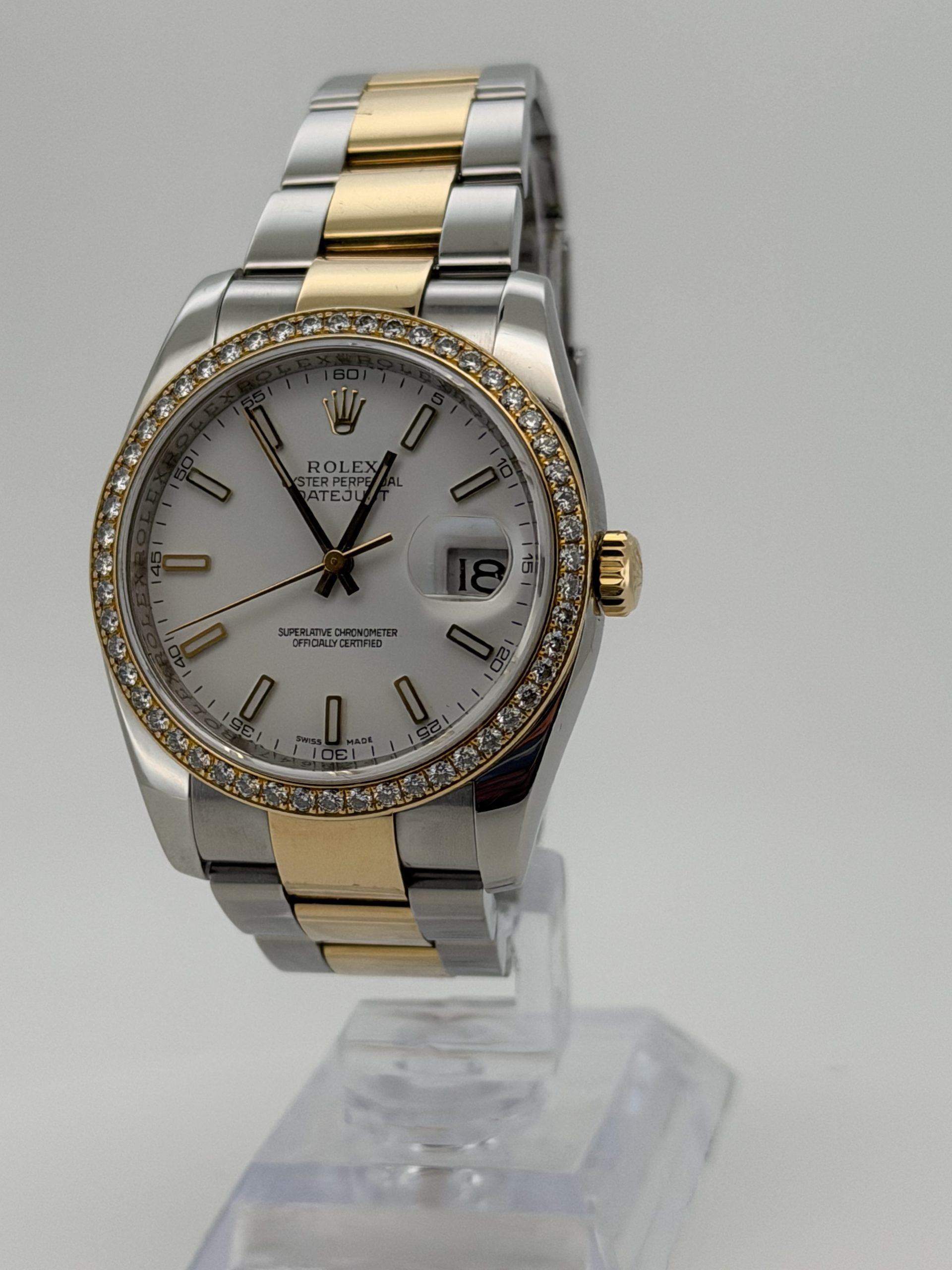 Rolex Datejust 36 – Ref. 116247 – 2010 – Full Set – Diamond Bezel - Bilde 18