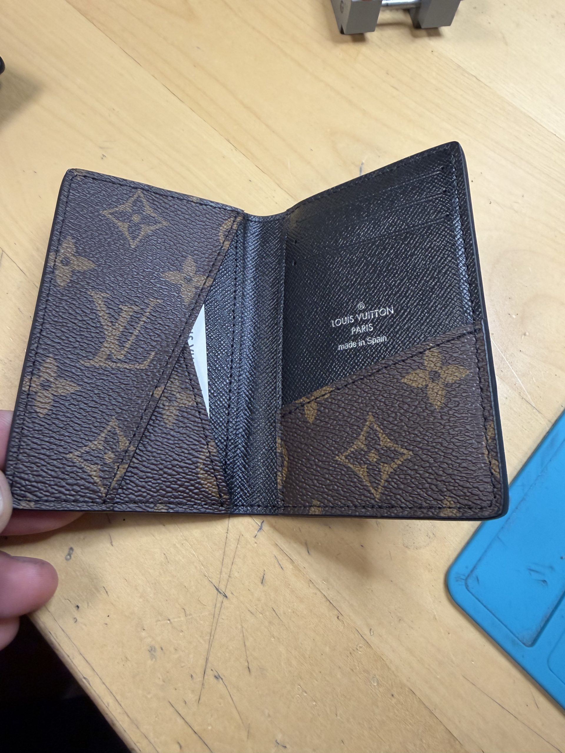 Louis Vuitton Pocket Organizer Monogram Macassar – Ref. M60111 - Bilde 8