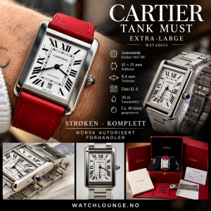 Cartier Tank Must Extra-Large WSTA0053