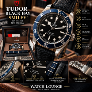 Tudor Heritage Black Bay «Smiley» – 2015 Nylig service