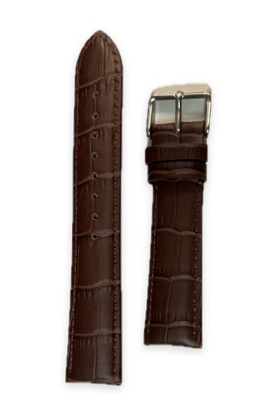Brun skinnreim 20mm