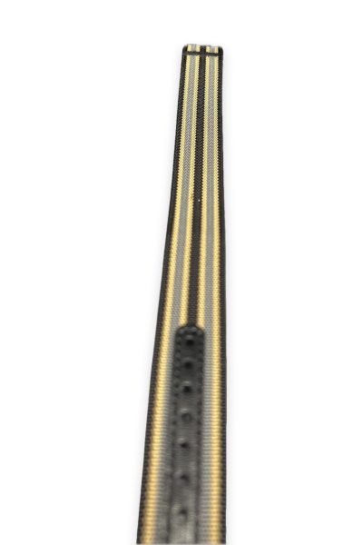 NATO strap med spenne sort / beige / grå 20mm